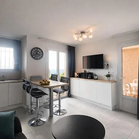 아파트 Les Terrasses Azur, Vue Mer, Piscine Et Tennis *