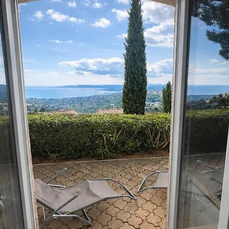 아파트 Les Terrasses Azur, Vue Mer, Piscine Et Tennis 로크부른수르알젠스